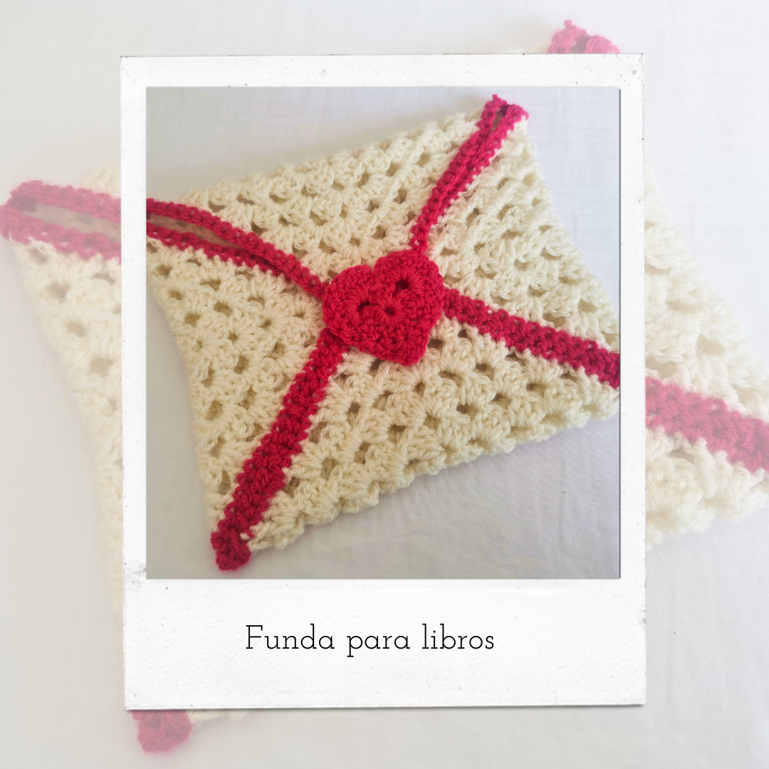 Funda para libros - Crochet