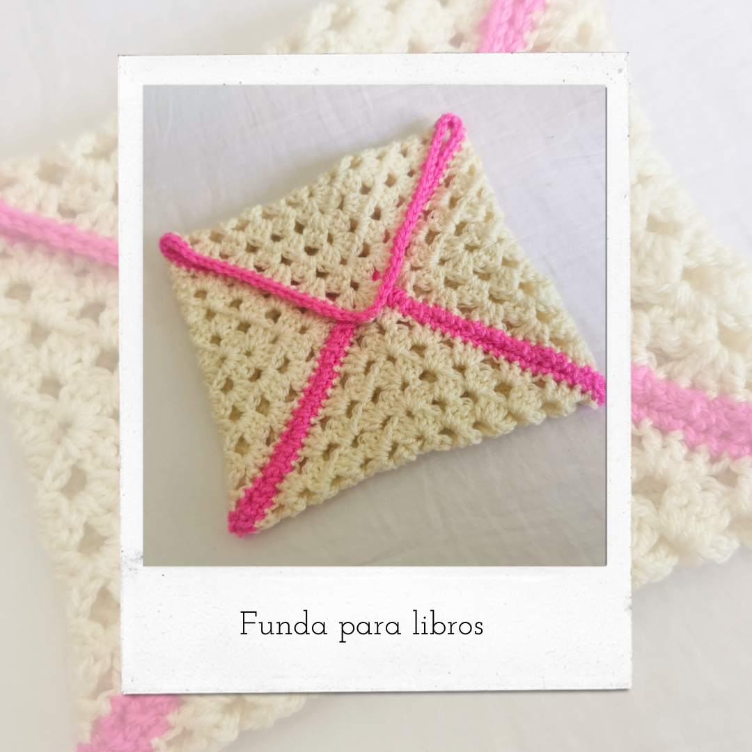 Funda para libros - Crochet